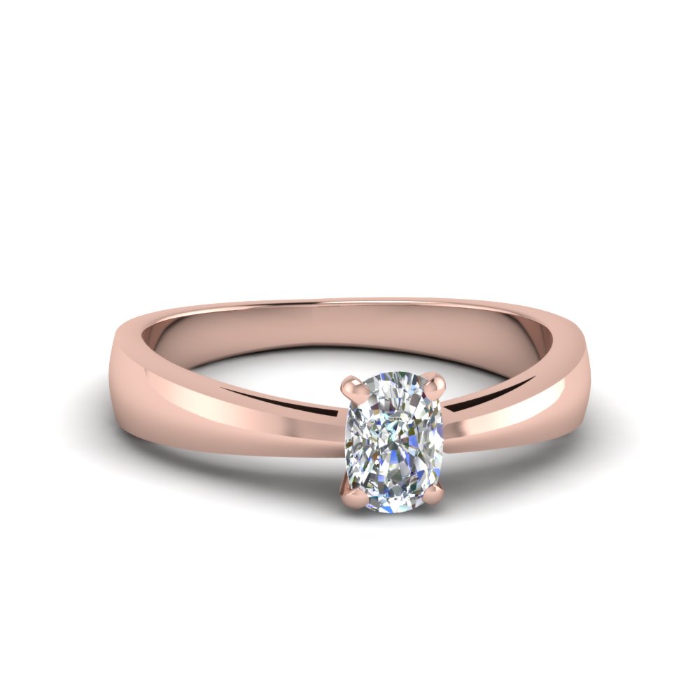 1 Ct. Cushion Cut Solitaire Engagement Ring